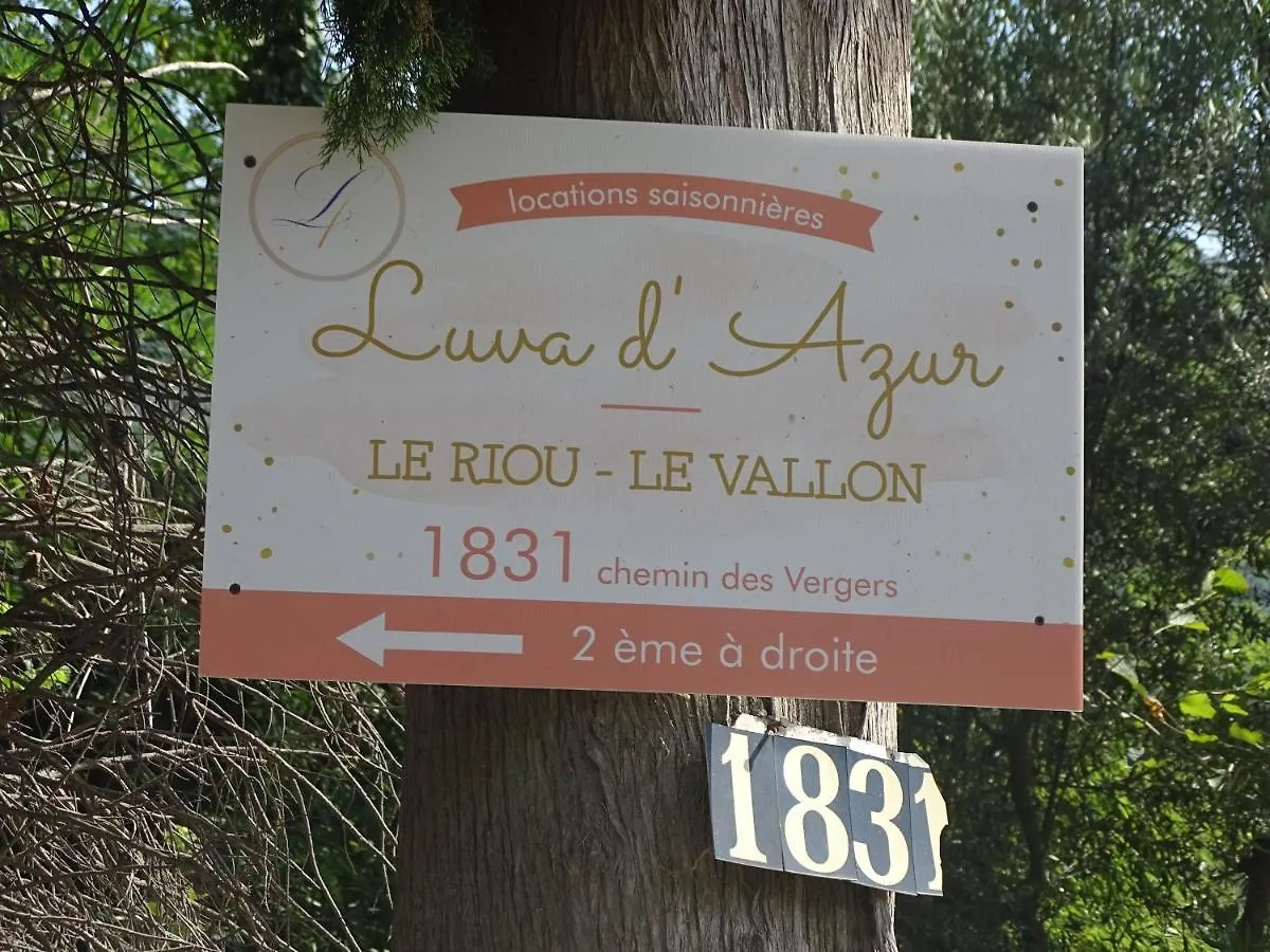 Luva D'Azur, Rez De Villa Le Riou - Le Vallon Le Bar-sur-Loup Apartment